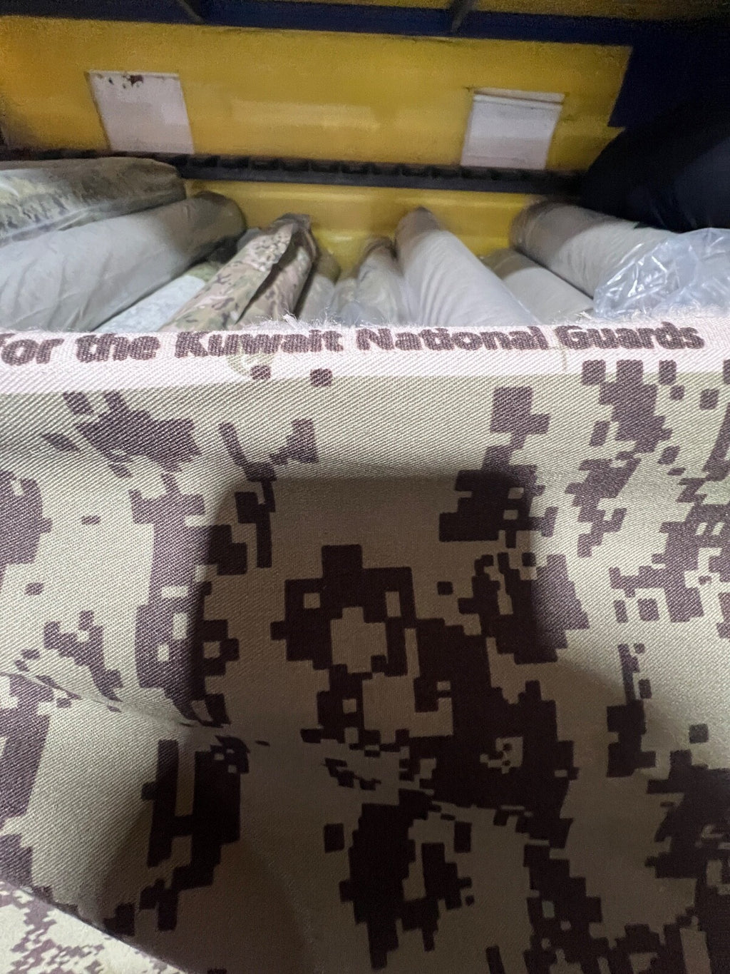 Vintage Kuwait National Guard Digital Camo ACU Uniform Material