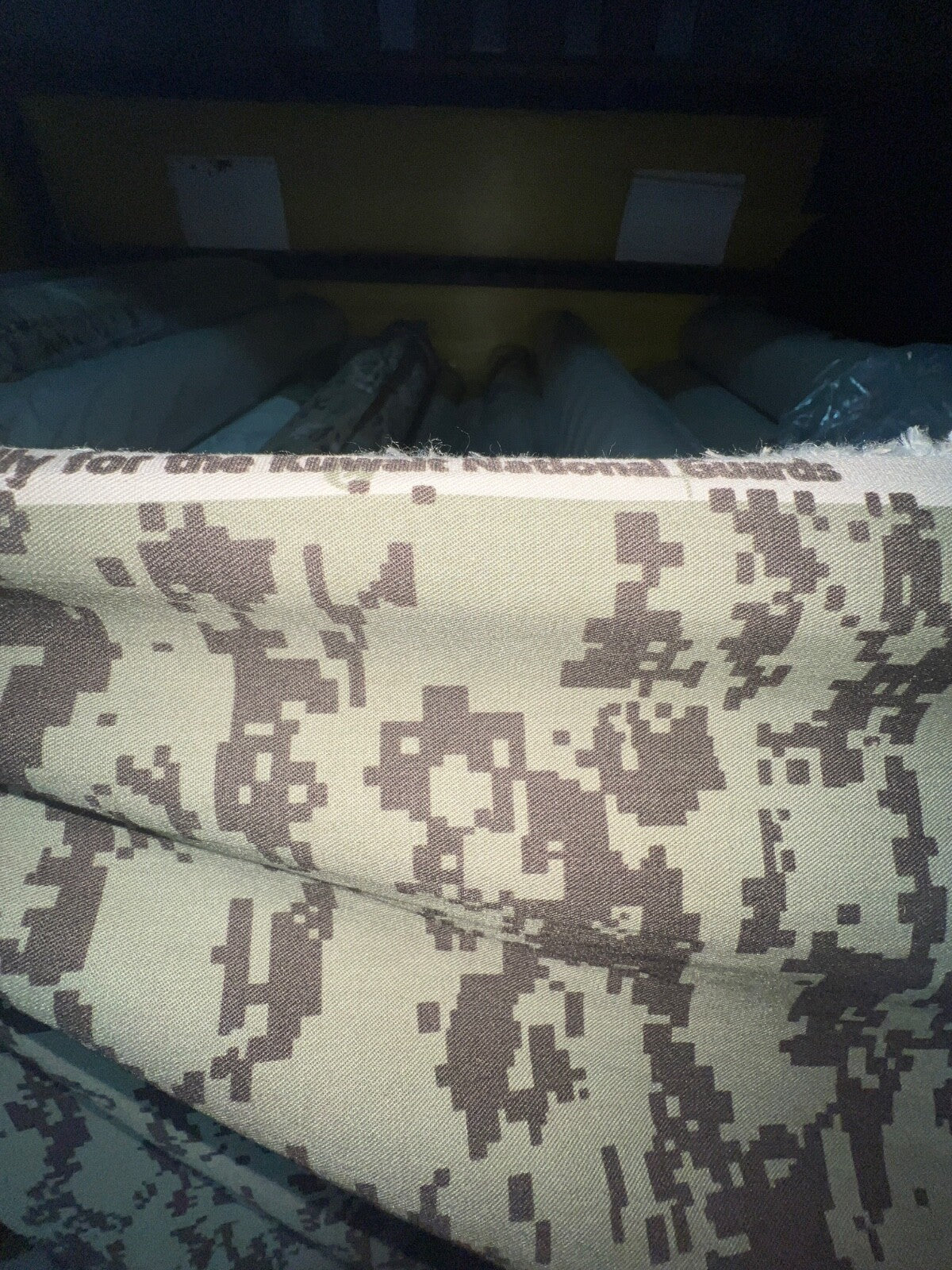 Vintage Kuwait National Guard Digital Camo ACU Uniform Material