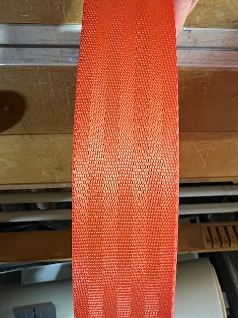 Seat Belt Webbing 2" Wide New Heavy Duty Nylon Webbing Multi Color BTY