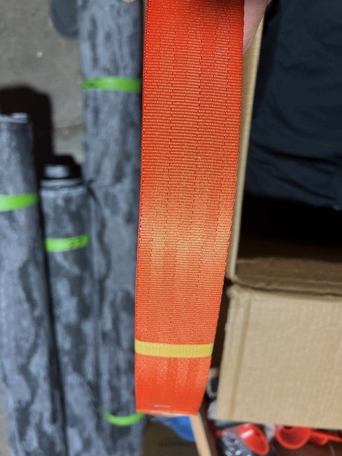 Seat Belt Webbing 2" Wide New Heavy Duty Nylon Webbing Multi Color BTY