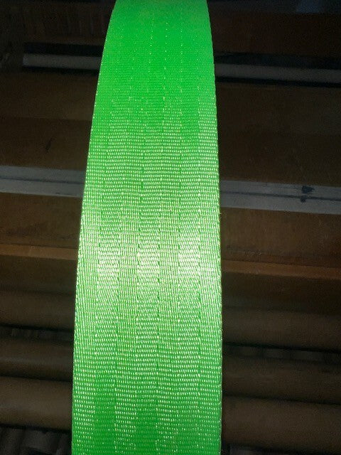 Seat Belt Webbing 2" Wide New Heavy Duty Nylon Webbing Multi Color BTY