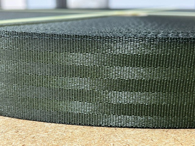 Seat Belt Webbing 2" Wide New Heavy Duty Nylon Webbing Multi Color BTY
