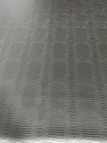 BLACK CROC/ALLIGATOR EMBOSSED VINYL AUTOMOTIVE SEAT COVER  UPHOLSTERY BY YARD