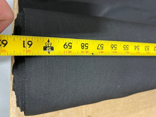 Black 4-Way Stretch Athletic Mesh Fabric Nylon Spandex 60"W Sold by Yard