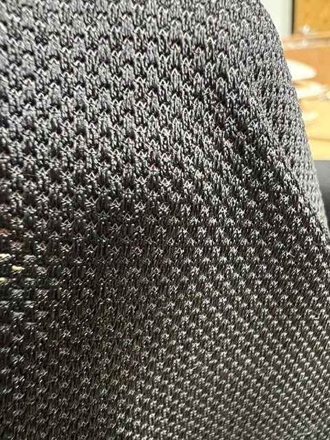 Black 4-Way Stretch Athletic Mesh Fabric Nylon Spandex 60"W Sold by Yard