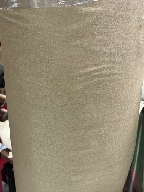Coyote 498 Plain Shade Fabric 65/35 Poly Cotton 63" Wide - By The Yard