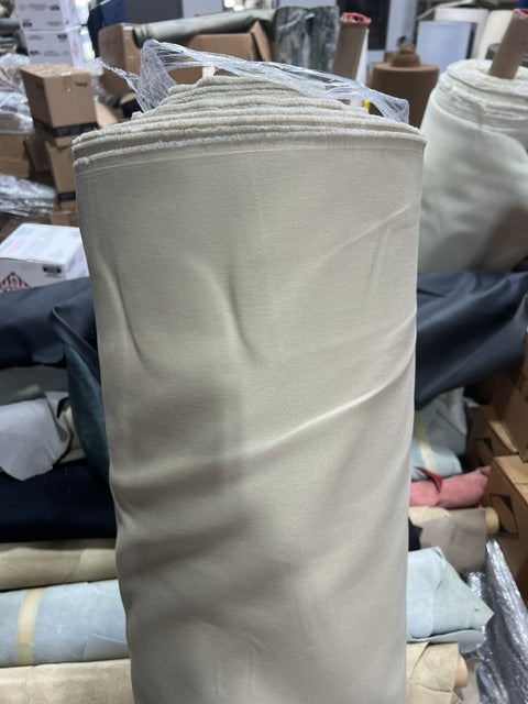 Light Tan Plain Shade Fabric 65/35 Poly Cotton 63" Wide - By The Yard