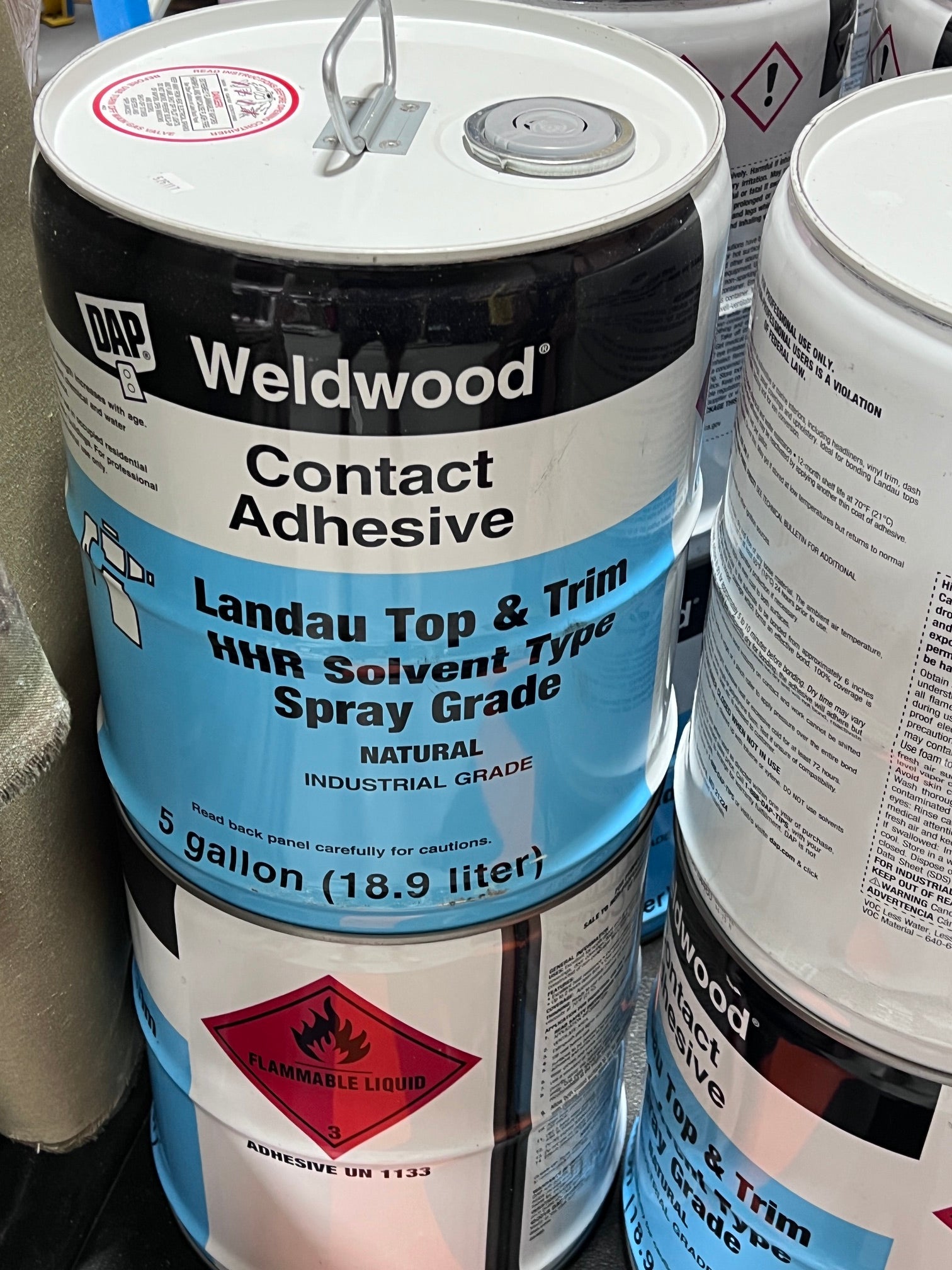 DAP Weldwood Trim Adhesive 5 Gallon Pail - LOCAL PICKUP ONLY