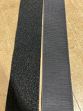 3” MIL-SPEC BLACK Hook and Loop - SEW-ON TYPE - 1 YARD