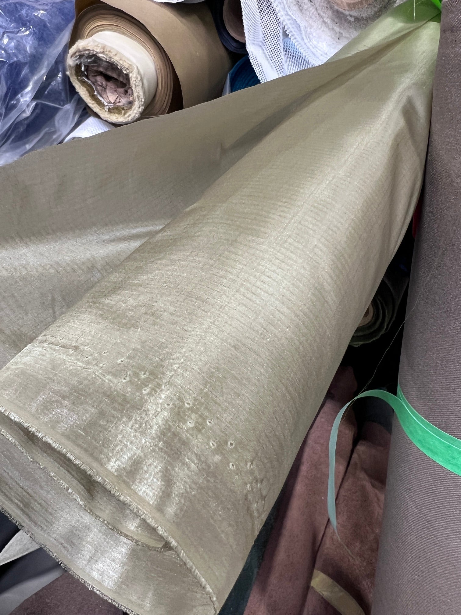 Tan 499 1.1oz Nylon Ripstop Parachute Fabric 72" Wide - Yd