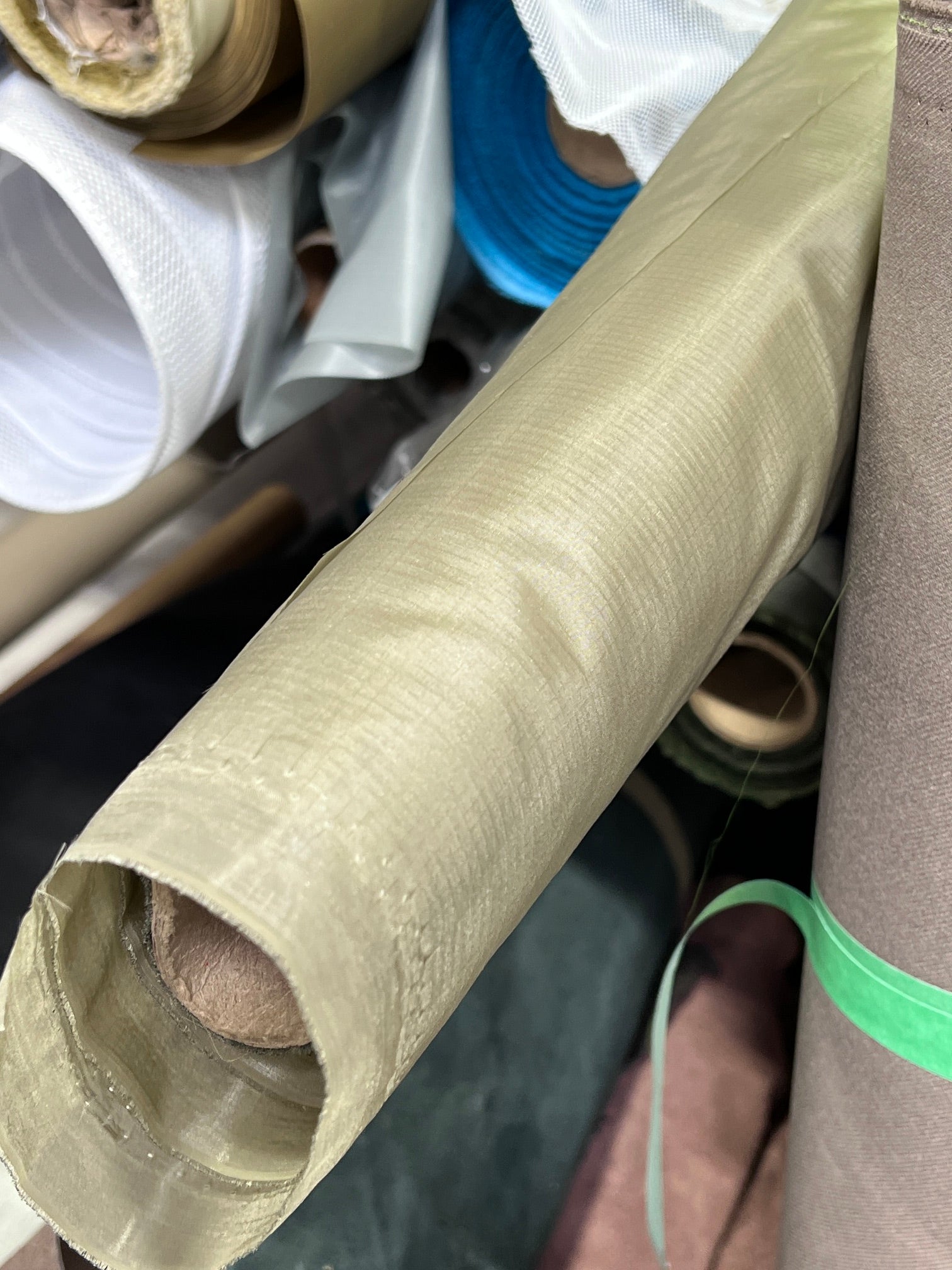 Tan 499 1.1oz Nylon Ripstop Parachute Fabric 72" Wide - Yd