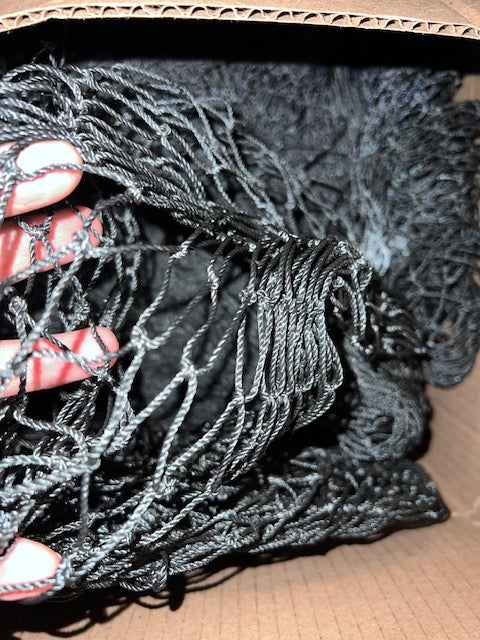 West Coast K18T 1" Black Poly Knotted Golf Netting 9ft x 120ft Box