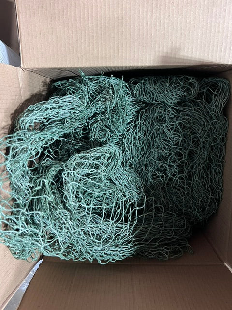 West Coast Netting K18T 1" Green Poly Knotted Golf Barrier Impact Netting 9ft Wide - By Yard