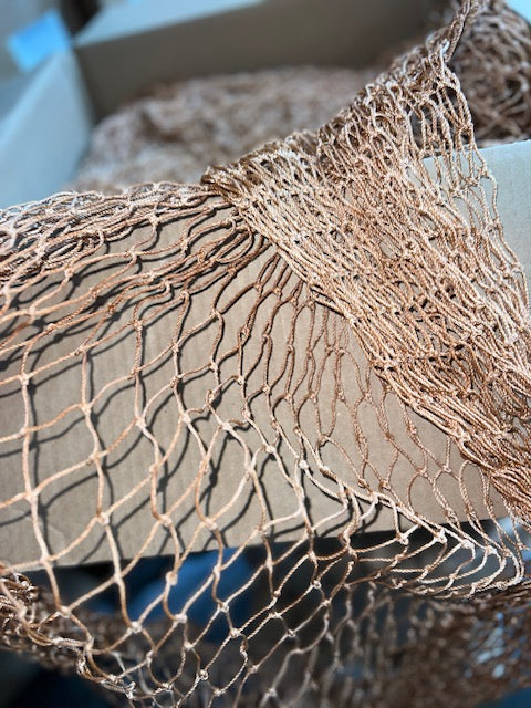 West Coast K18T 1" Brown Poly Knotted Golf Netting 9ft x 120ft Box