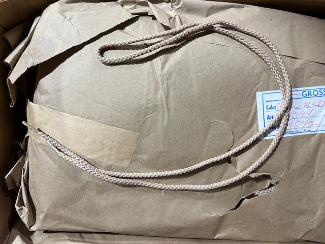 Cotton Drawstring Cord 45.5" Tan Made in USA Clothing Drawstrings 144pc