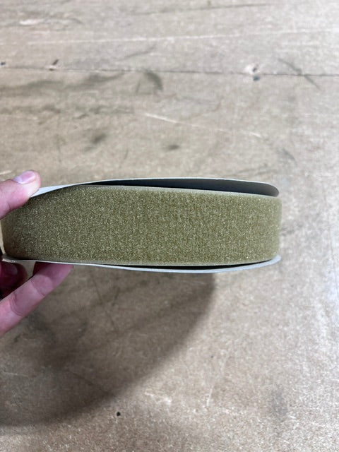 2" Coyote Tan 499 Loop Sew-On Fastener Tape Mil-Spec 25 Yard Roll