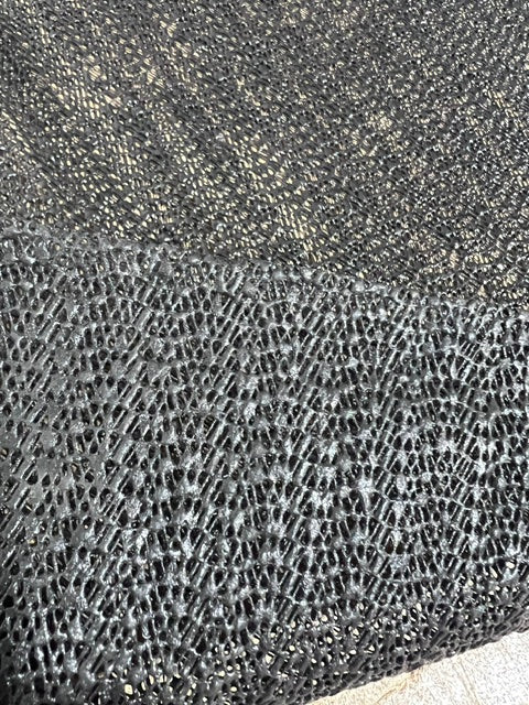 Black Non-Slip Gripper Mat Fabric 36" Wide Rubber Backed Grip Liner
