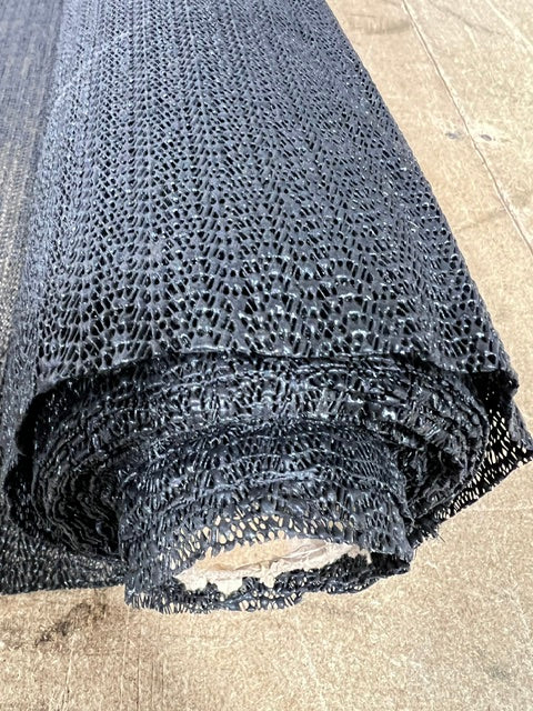 Black Non-Slip Gripper Mat Fabric 36" Wide Rubber Backed Grip Liner