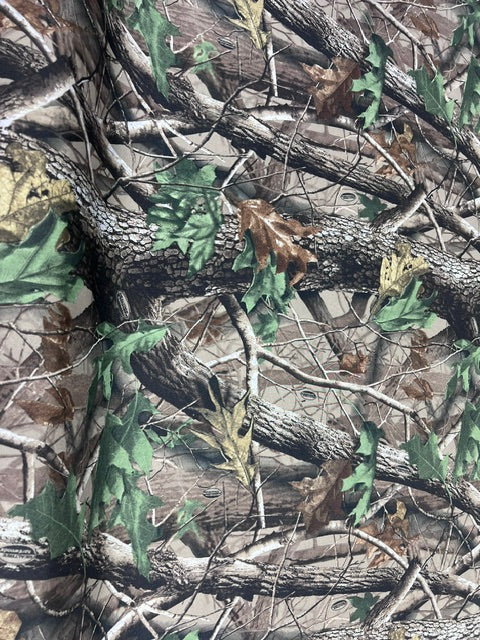 Realtree Hardwoods Green Camo 500D Nylon Coated Water Resist 62" Wide By The Yard