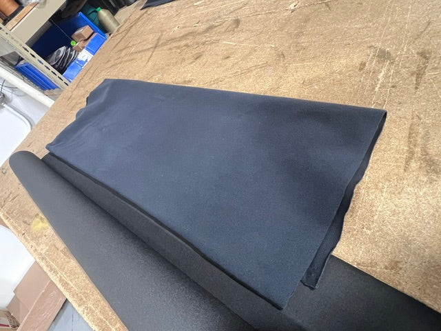 Polartec Control Fleece Fabric Dark Navy Blue Odor Control Made USA 60"