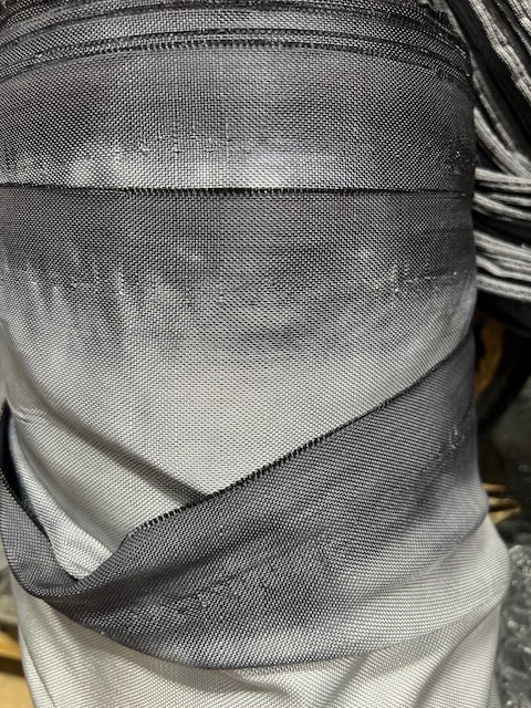 Two-Tone Silver Grey HD Nylon Fabric 65” Wide – Heavyweight – By The Yard