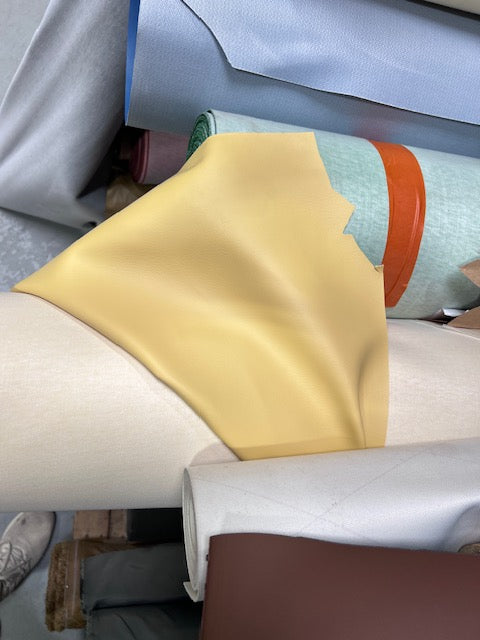 American Classic Dream Yellow Contract Upholstery Vinyl 54" - By The Yard