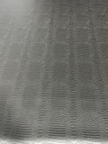 BLACK CROC/ALLIGATOR EMBOSSED VINYL AUTOMOTIVE SEAT COVER  UPHOLSTERY BY YARD