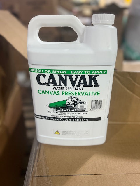 Canvak Canvas Preservative 1 Gallon Water Resistant Wax Tarps Tents Covers