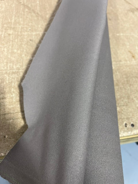 Taupe Dark Beige Twill Automotive Seating Fabric 60" Wide By The Yard