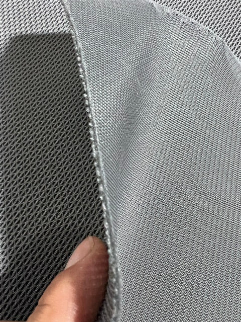 Gray Diamond Mesh Automotive Fabric 61" Wide Apex Mills By The Yard