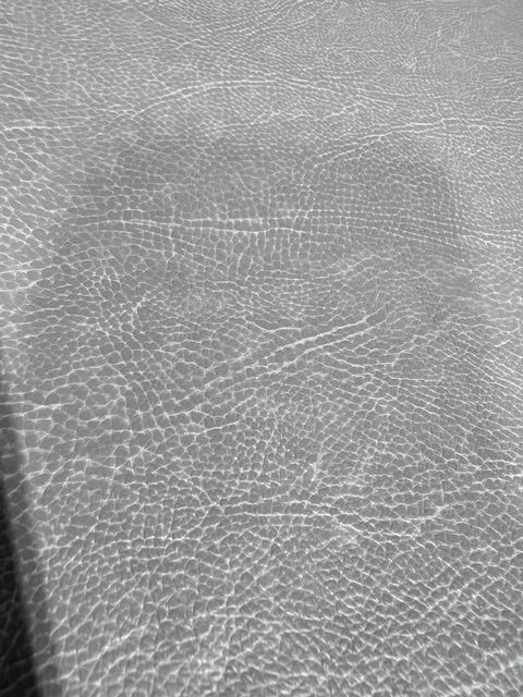 Grey Distressed Marine Vinyl Fabric 54" Wide Upholstery Auto Boat - By The Yard
