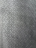 Charcoal Black Quilted Suede Foam Backed Fabric 58" Wide - Auto Upholstery