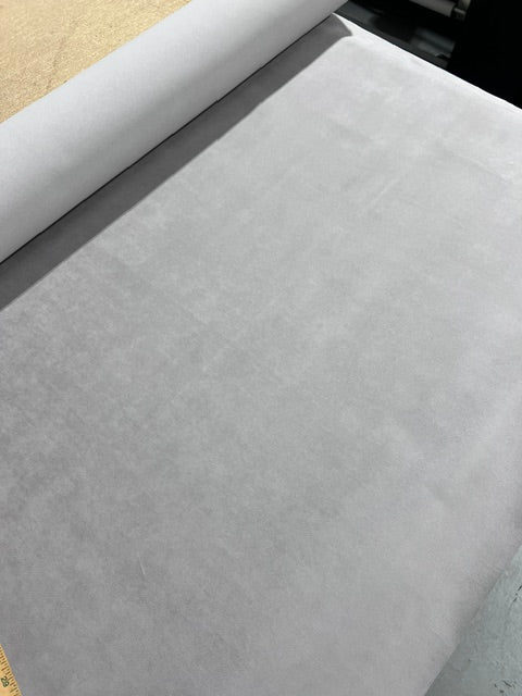 Genuine Ultrasuede Light Grey Fabric 60" Wide Upholstery Auto - By The Yard