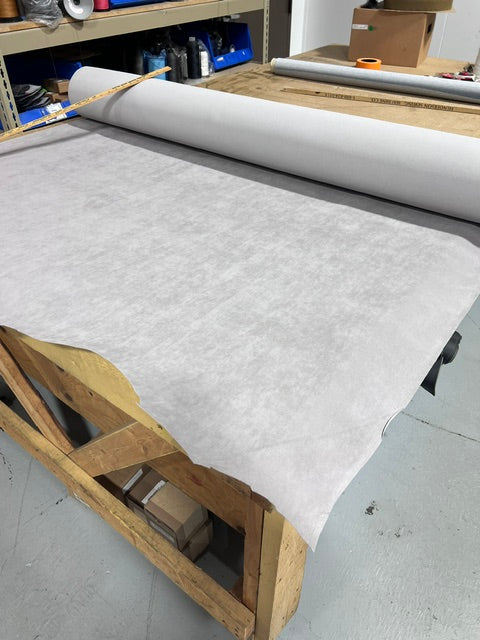 Genuine Ultrasuede Light Grey Fabric 60" Wide Upholstery Auto - By The Yard
