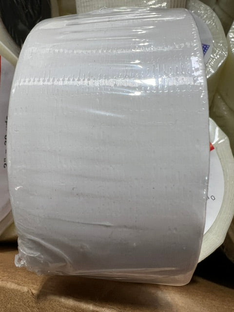 White & Clear Duct Tape Case Lot Mixed Colors Assorted Cloth Tape Pk 54