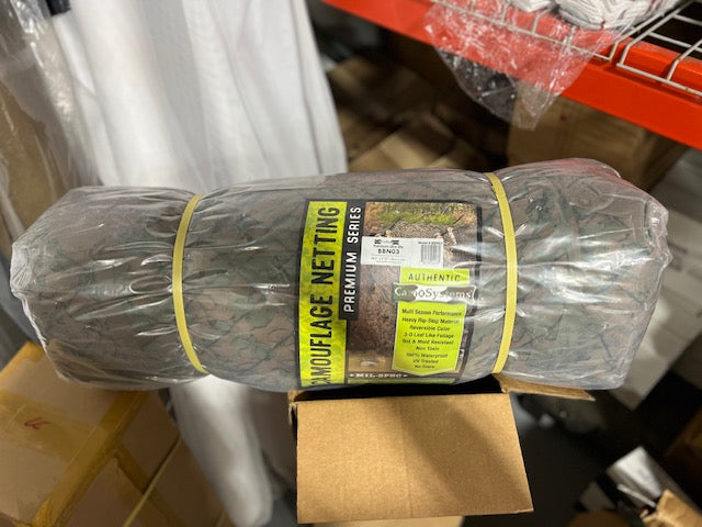 CamoSystems BBN03 Premium Ultra-Lite Woodland Camo Netting Cut to Order 3m Wide
