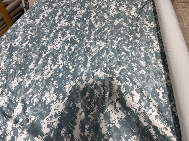 ACU Universal Camo Ripstop Fabric CPAI-84 DWR Military Tent Shelter By Yard
