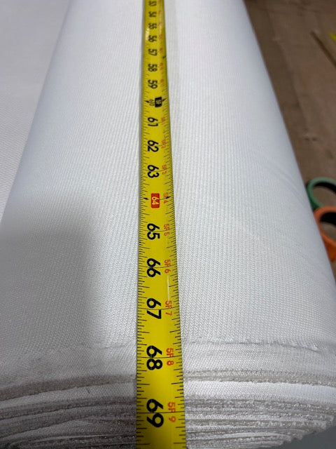White 3D Spacer Mesh Fabric 68" Wide Air Mesh Breathable Padding By the Yard