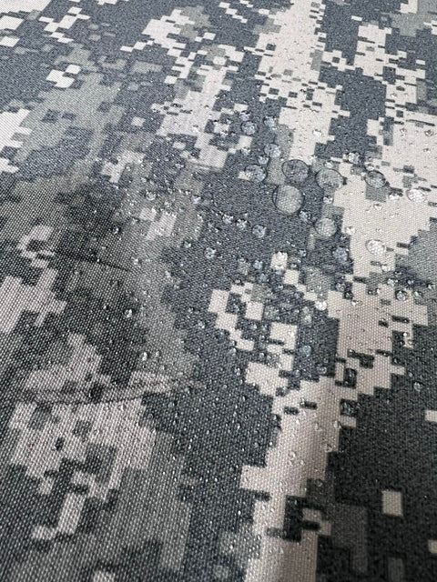 ACU UCP Digital Camo Coated Nylon Canvas Fabric 60" Water Repellent By the Yard