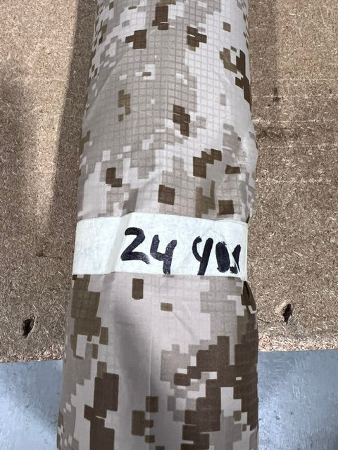 Desert Digital Camo Nylon Ripstop Fabric 60" Lightweight Water Repellent By Yard