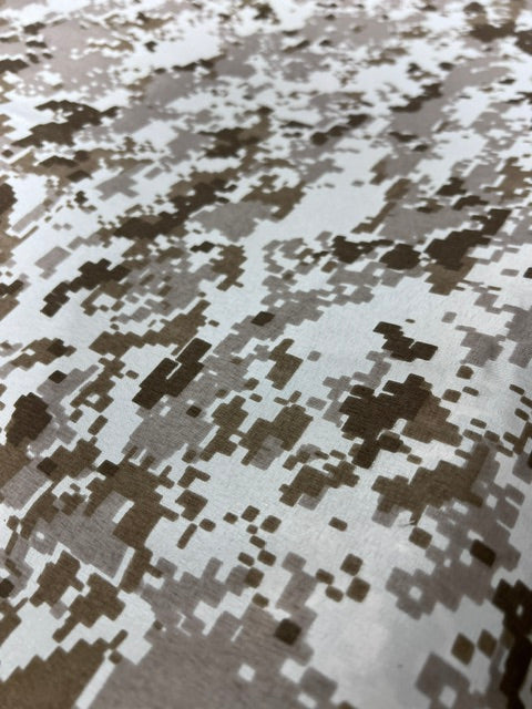 Desert Digital AOR1  Camo Lightweight Pack Liner Fabric 60" Wide By the Yard