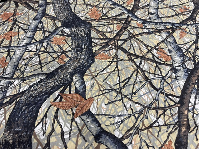 Skyline Apparition Camo Fabric 60" Wide Hunting Tree Branch Print By the Yard