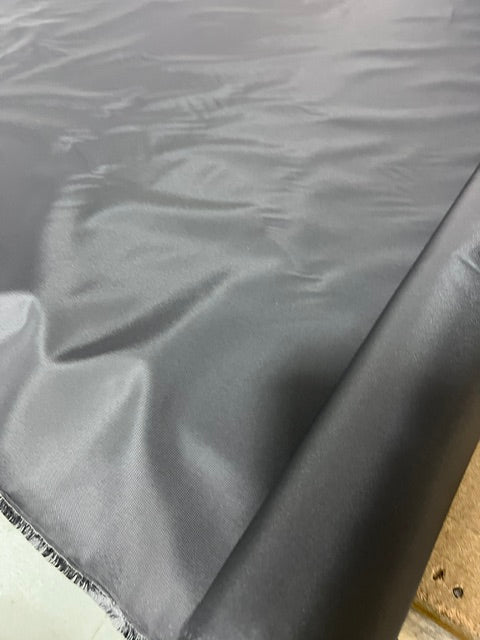Black Nylon Oxford Fabric 60" Wide Water Repellent Lightweight By the Yard
