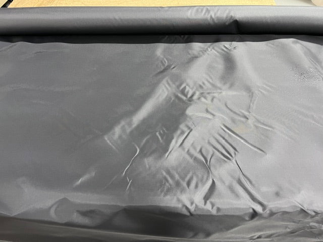 Black Nylon Oxford Fabric 60" Wide Water Repellent Lightweight By the Yard