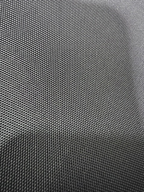 Black Nylon Oxford Fabric 60" Wide Water Repellent Lightweight By the Yard
