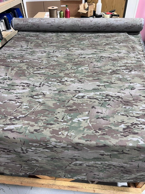 Multicam Night Camo NYCO Ripstop Fabric – 65” Wide, Military Spec Durable