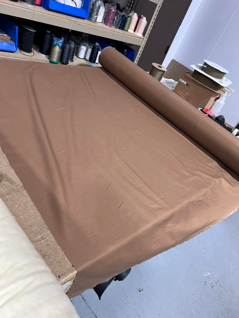 Carhartt Brown Cotton Canvas Duck Fabric 66" Wide Water Repellent By the Yard