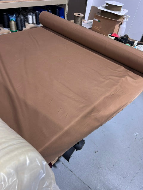 Carhartt Brown Cotton Canvas Duck Fabric 66" Wide Water Repellent By the Yard