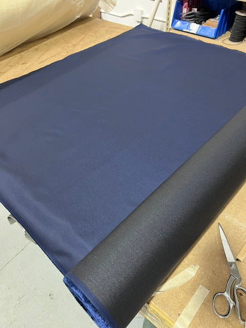 Navy Blue 500D Nylon Coated Fabric 60" Wide Water Repellent Heavy Duty By Yard