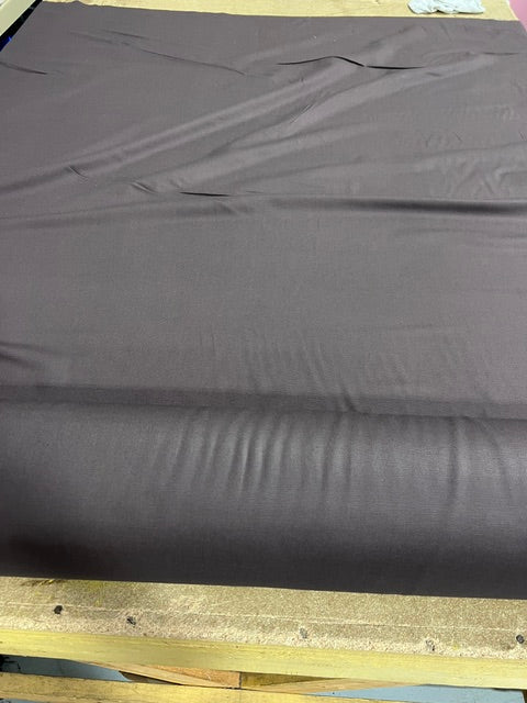 Dark Brown Cotton Canvas Fabric 68" Extra Wide Heavy-Duty Duck By the Yard
